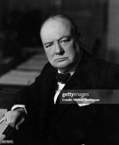 British Prime Minister Winston Churchill .