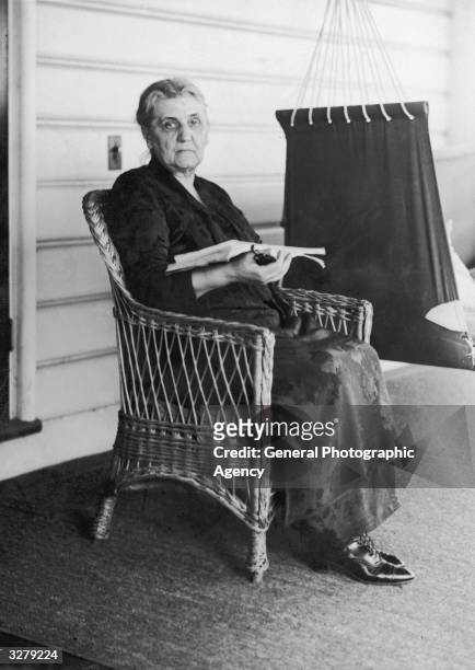 Jane Addams , American social reformer, feminist and co-winner of the Nobel Peace Prize in 1931. She founded the social settlement 'Hull House' in...