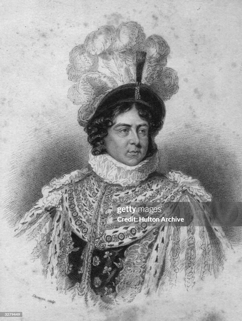 George IV of England , in foppish attire. News Photo - Getty Images