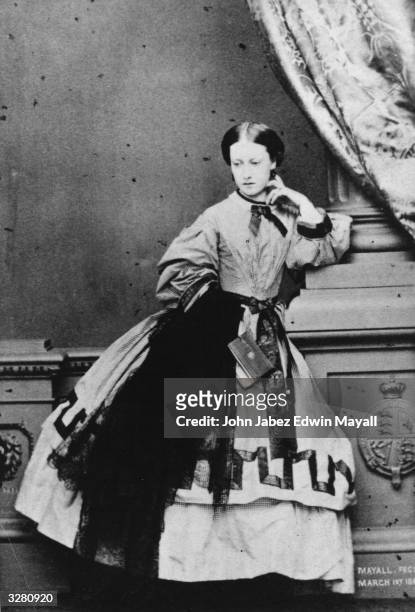Princess Helena Augusta Victoria, later Princess Christian of Schleswig-Holstein , 1st March 1861. She was the fifth child of Queen Victoria.