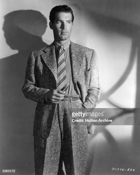 Fred MacMurray, the Hollywood film star, who also appeared in the long running tv series 'My Three Sons'.