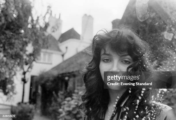 English singer-songwriter and musician Kate Bush at her family's home in East Wickham, London, 26th September 1978.