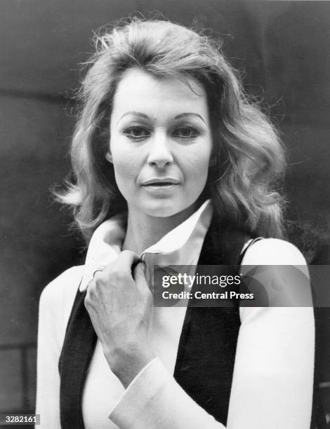 British actress Anne Aubrey, who is married to television actor Derren Nesbitt.