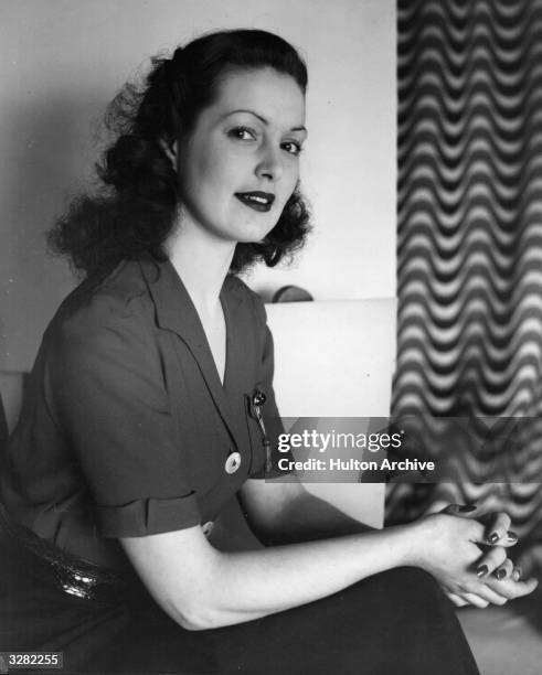 British actress Patricia Roc , formerly Felicia Riese.