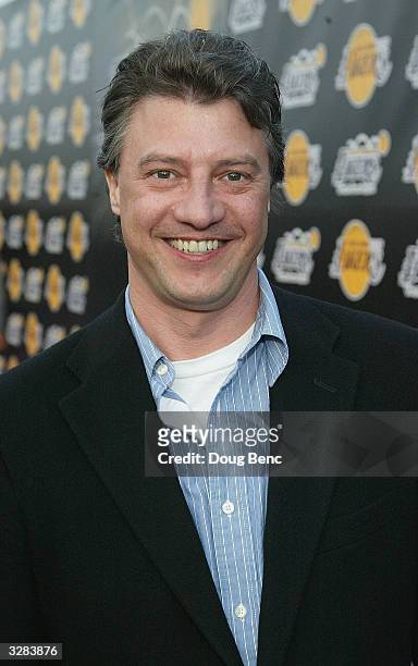 Edd Hall arrives for the 1st Annual Palms Casino Royale to benefit the Los Angeles Lakers Youth Foundation on April 8, 2004 at Barker Hanger, Santa...