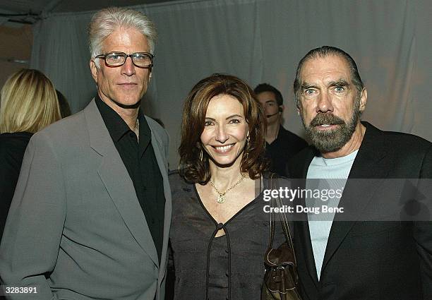 Actors Ted Danson and wife Mary Steenburgen and John Paul DeJoria arrive for the 1st Annual Palms Casino Royale to benefit the Los Angeles Lakers...