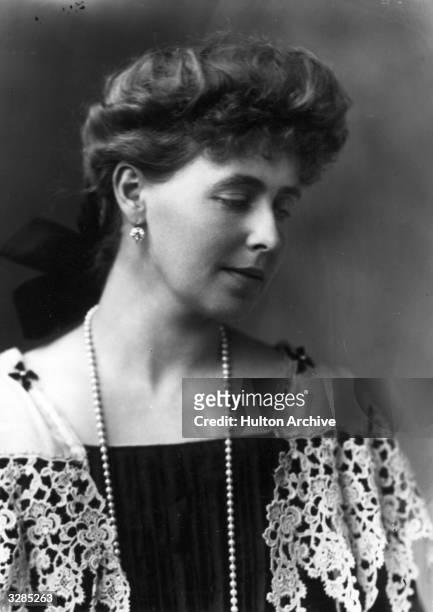 Queen Marie of Romania, , the wife of King Ferdinand of Romania, as Princess of Romania.