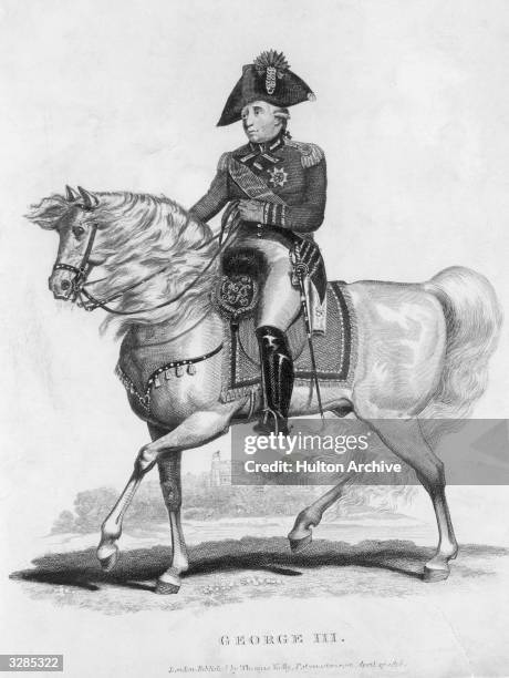 King George III on horseback.