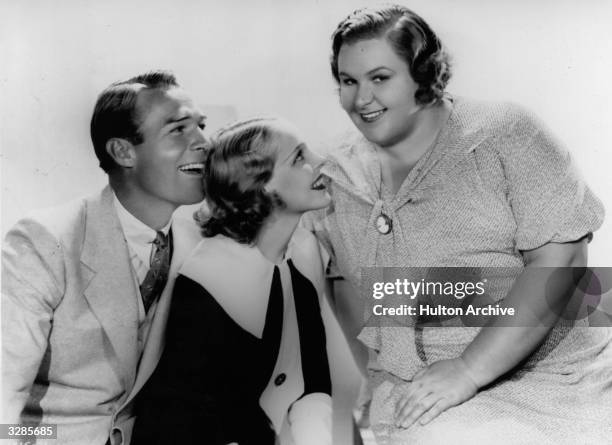 Randolph Scott, Kate Smith, Sally Blane , Jerry Tucker, George Barbier star in the film 'Hello Everybody', directed by William A Seiter for Paramount.