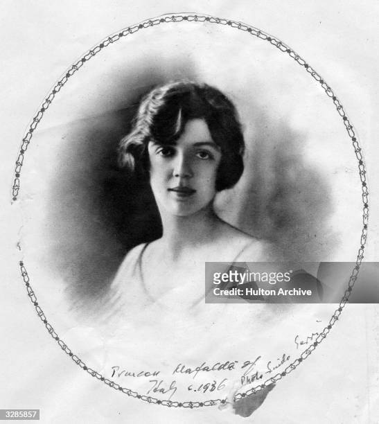 Princess Mafalda of Italy who married Prince Philipp, Landgrave of Hesse in 1925.