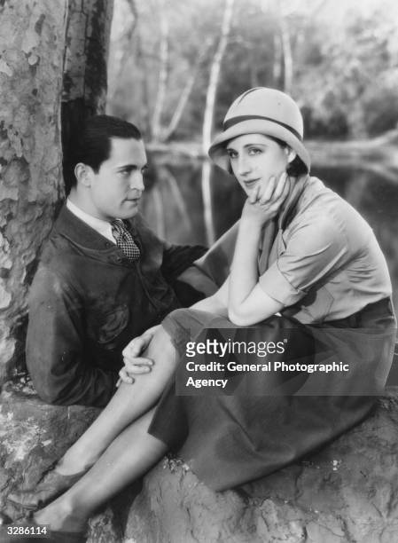Chester Morris and Norma Shearer star in the film 'The Divorcee', for which Shearer received an Academy Award. Title: The Divorcee Studio: MGM...