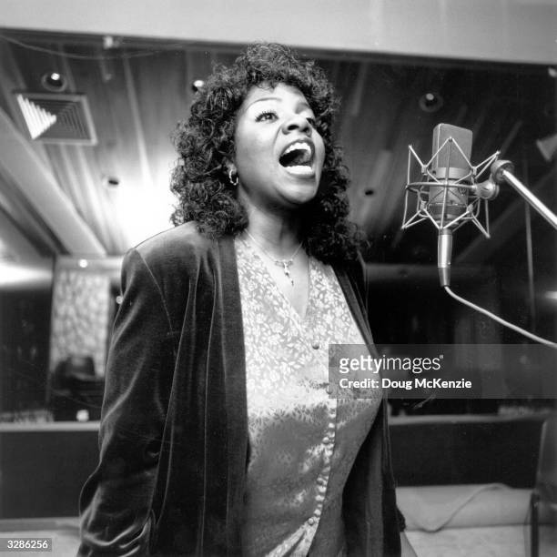 American soul-disco diva Gloria Gaynor, best known for her hits 'Never Can Say Goodbye', in 1974 and 'I Will Survive', in 1979.