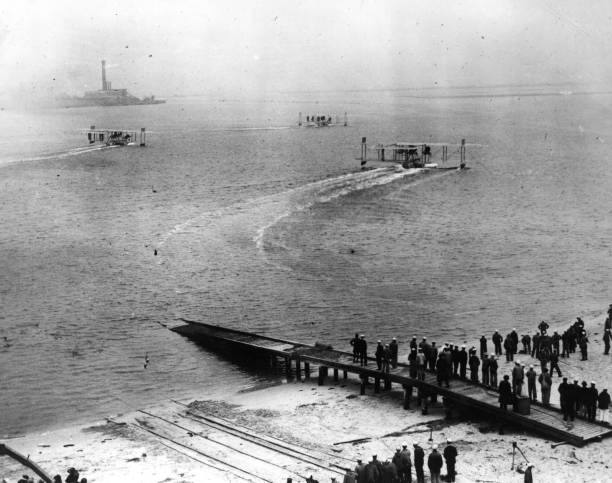 NY: 8th May 1919 - The First Transatlantic Flight Takes Off From New York
