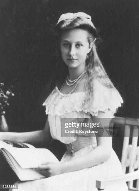 Princess Victoria Louise of Prussia , the only daughter of Kaiser Wilhelm II and later wife of Prince Ernst August III of Hanover and Cumberland.