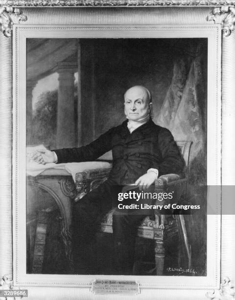 John Quincy Adams, the 6th President of the United States of America and the son of John Adams, the 2nd President of the United States. Original...