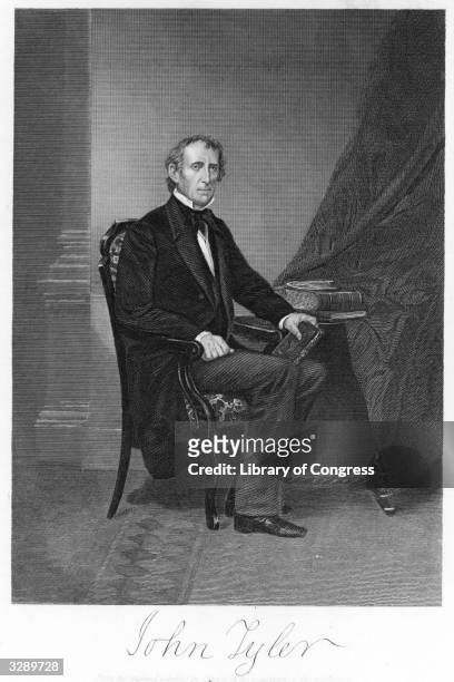 John Tyler , the 10th president of the United States of America. Elected as vice-president to William Henry Harrison, he became President upon his...
