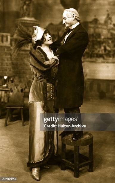 Miss Bonita and Colin Hearn in a scene from the musical comedy 'After The Girl' at the Gaiety Theatre, London.