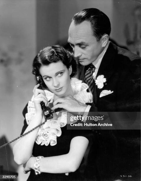 Vivien Leigh and Conrad Veidt star in 'Dark Journey', in which Leigh plays a French spy who falls in love with her German contact. Also titled 'The...