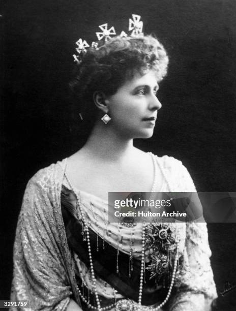 Crown Princess Marie of Romania, wife of the future King Ferdinand of Romania.