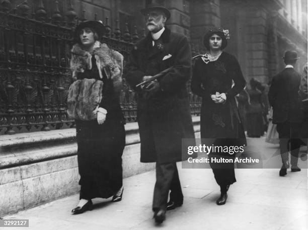 The Duke of Rutland attending a private view at the Royal Academy.