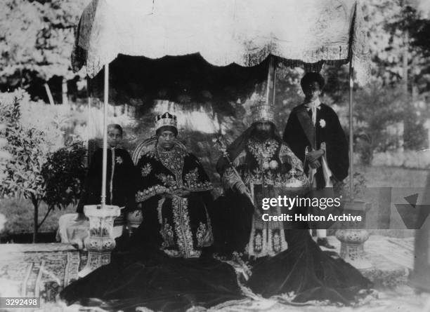 Negusa Negasti, Emperor of Ethiopia Haile Selassie I , known as 'Lord of Lords', 'the Conquering Lion of the tribe of Judah', 'light of the world',...