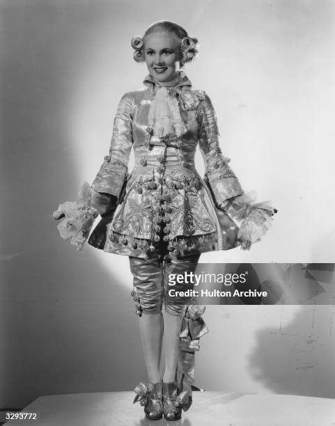 Edna Mae Jones stars in the film 'The Great Ziegfeld', a biopic of the Broadway impresario Florenz Ziegfeld, directed by Robert Z Leonard for MGM.