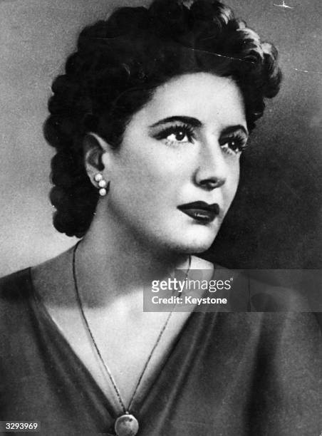 Clara Petacci, mistress of Italian Fascist dictator Benito Mussolini.