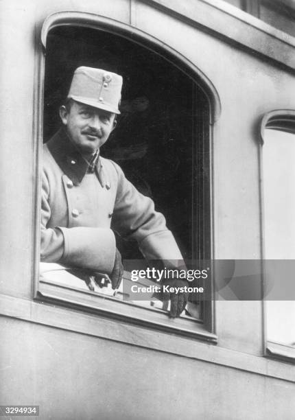 Archduke Karl Franz Josef , emperor of Austria from 1916 to 1918. He became the last of the Habsburg emperors.