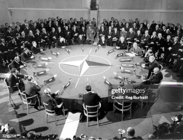 The opening speech at the NATO Summit talks in Paris.