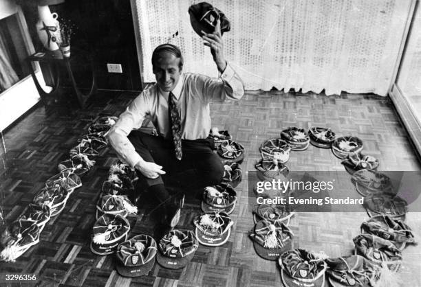 England and Preston North End Football Club's Bobby Charlton, after winning his 100th Cap for England.