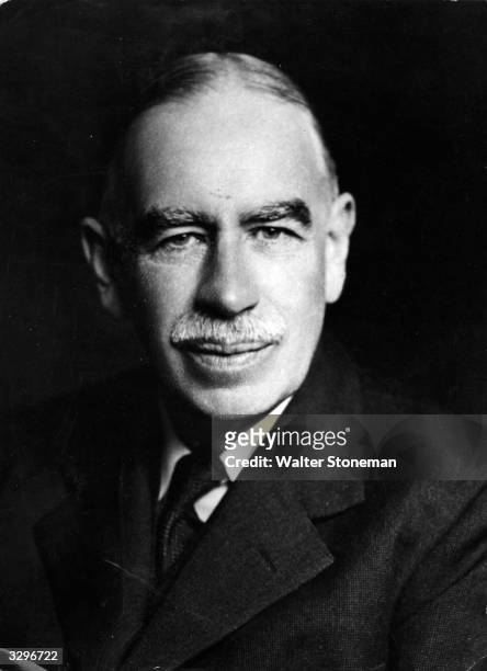 English economist John Maynard Keynes, , created 1st Baron Keynes.