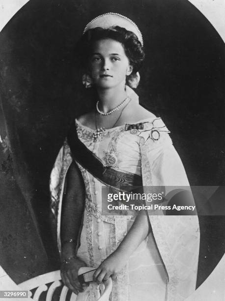 Grand Duchess Olga , daughter of Tsar Nicholas II.