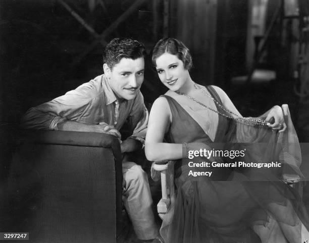 Lili Damita and Ronald Colman star in the film 'The Rescue', based on a Joseph Conrad novel and directed by Herbert Brenon for Samuel Goldwyn Company...