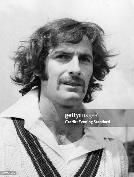 Australian cricketer Dennis Lillee.