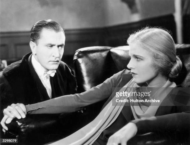 Harry Bannister and Ann Harding , formerly Dorothy Gatley star in 'Her Private Affair, directed by Paul L Stein and Rollo Lloyd for Pathe'. The...