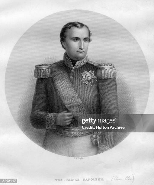 The French politician Napoleon Joseph Charles Paul Bonaparte , the son of Jerome Bonaparte. He was known as 'Plon-Plon'.