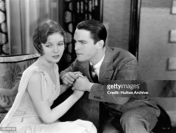 Loretta Young stars with Chester Morris in the film 'Fast Life', directed by John Francis Dillon for Warner Brothers.