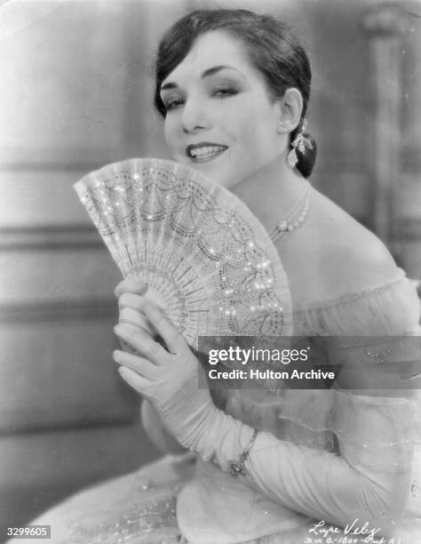Lupe Velez as she appears in the film 'The Lady Of The Pavements' directed by D W Griffith, his first talking picture.