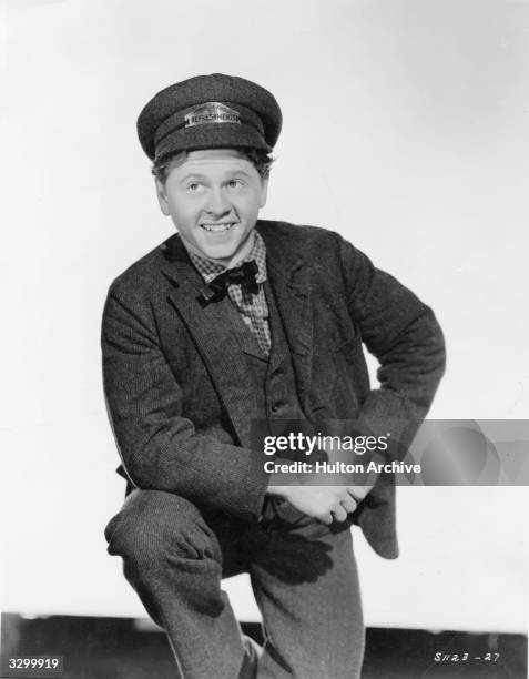 Mickey Rooney as the young inventor in the film 'Young Tom Edison', directed by Norman Taurog for MGM.