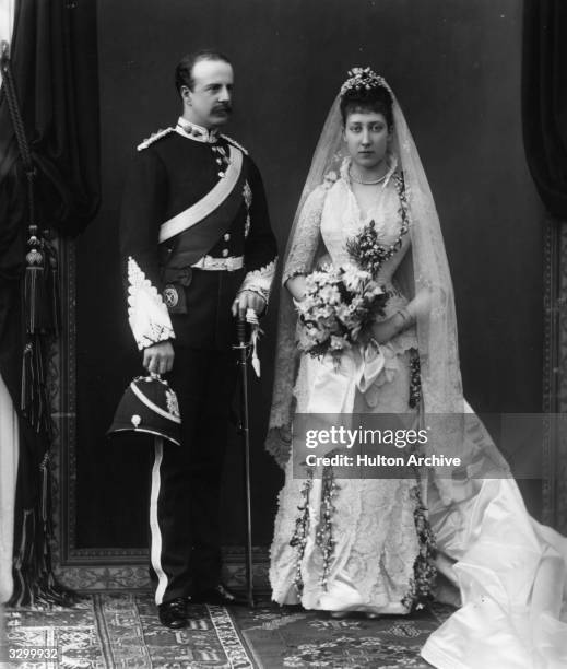 The Duke and Duchess of Fife, Princess Royal at their wedding in Buckingham Palace, London.
