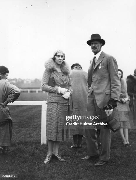 The Duchess of Westminster, Loelia, third wife of the 2nd Duke of Westminster, Hugh Richard Arthur Grosvenor , whom he divorced in 1947, seen here...