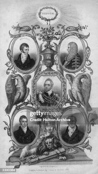 William IV , King of Great Britain from 1830 succeeding his brother George IV. Created Duke of Clarence in 1789 and married Adelaide of...