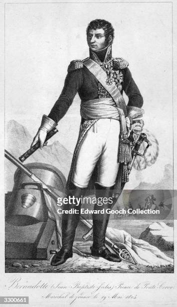 Karl XIV Johan, , , , King of Sweden and Norway from 1818. He was promoted to marshal in the French army in 1804.