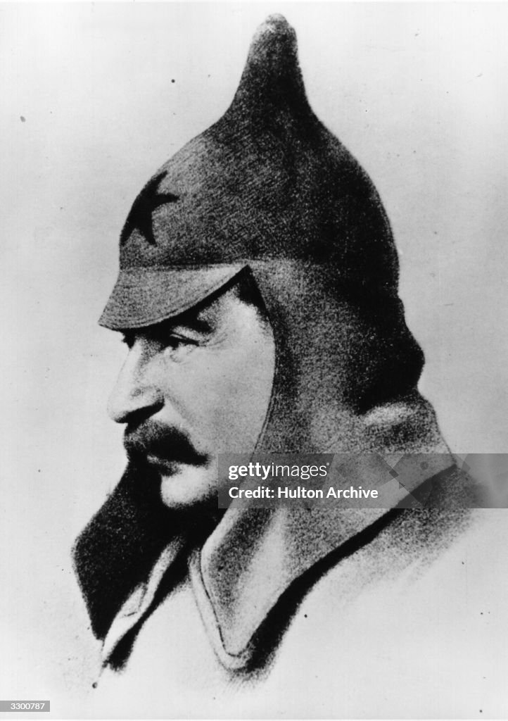 Stalin Rabbit Hat Joseph Vissarionovich Stalin Soviet Dictator, wearing a smart hat ...