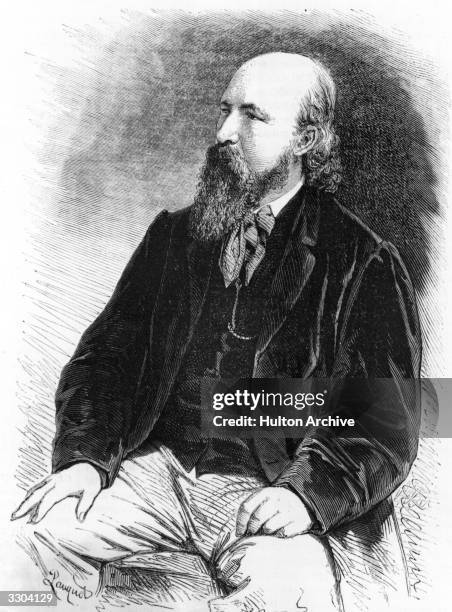 Irish nationalist, founder of the Irish Republican Brotherhood and Head Centre of the Fenians James Stephens . L'Illustration pub. 1867