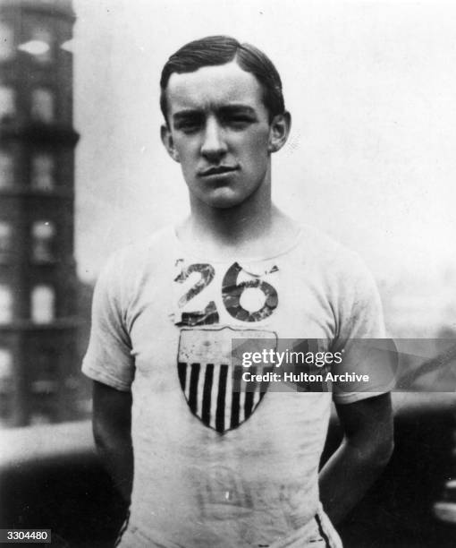 John Hayes of the USA who won the Gold Medal in the Marathon at the 1908 London Olympics after Dorando Pietri of Italy, who despite finishing first,...