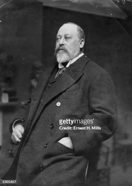 King Edward VII, , who ascended the British throne in 1901 on the death of his mother, Queen Victoria.