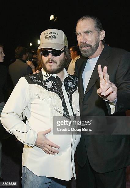 Actor Jack Black and John Paul DeJoria arrive for the 1st Annual Palms Casino Royale to benefit the Los Angeles Lakers Youth Foundation on April 8,...