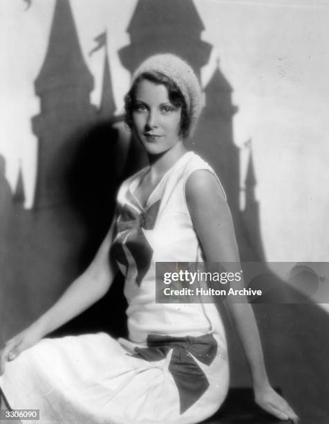 Paramount actress Frances Dee, who was personally chosen by actor Maurice Chevalier to be his leading lady in 'Playboy of Paris'.