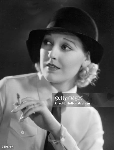 Thelma Todd the perky American leading lady and heroine of many two-reel comedies with First National, starred in many Hal Roach comedies with Zasu...